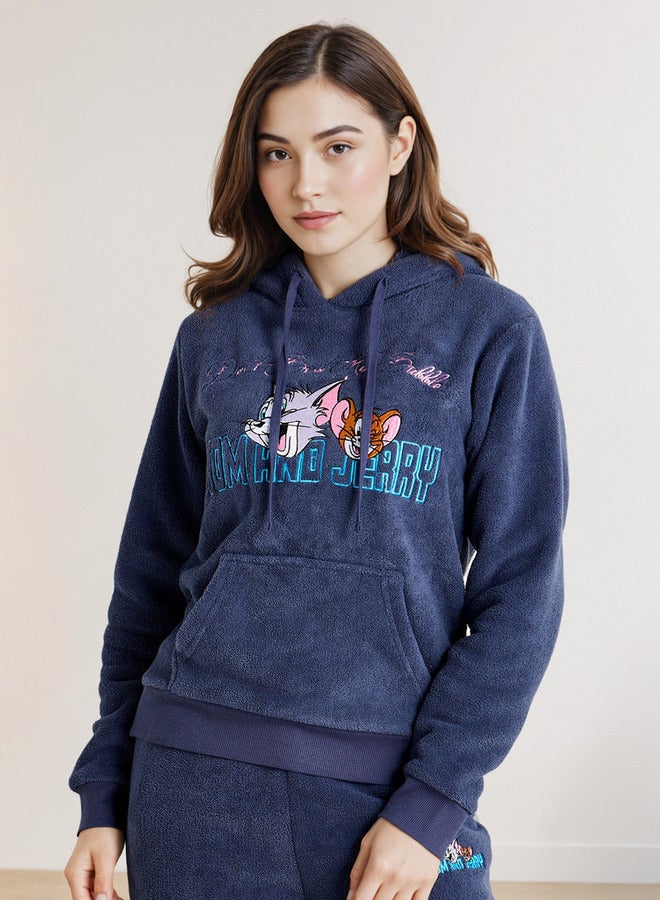 سبلاش فيڤ طقم بيجاما سويت شيرت بغطاء رأس وسروال - Image 2