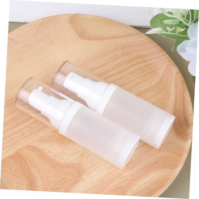 Frosted Cosmetic Dispenser Bottles 3pcs 12cm Travel Leakproof Lotion Containers - Image 3