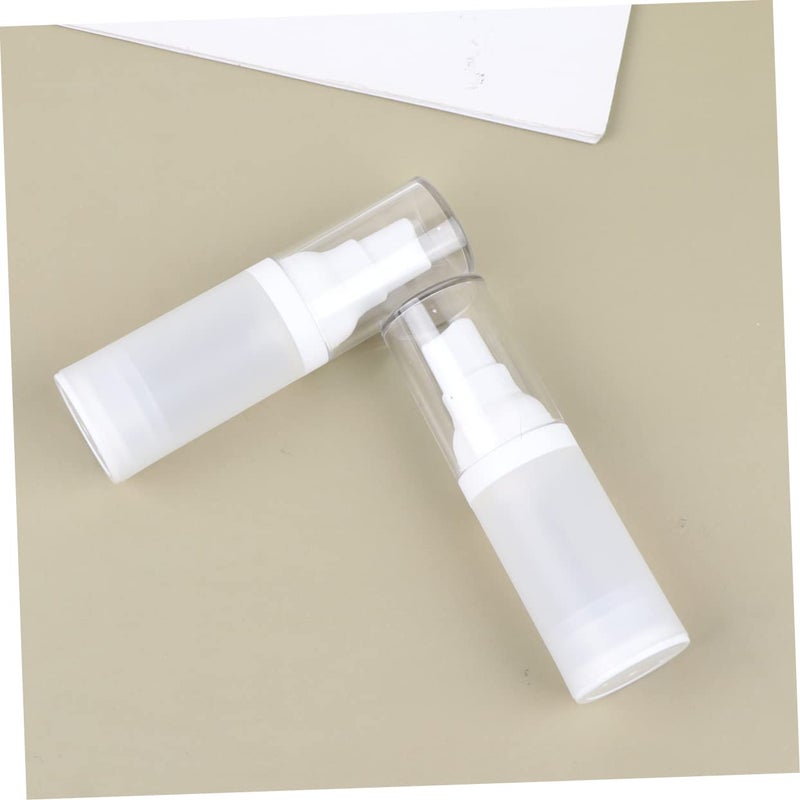 Frosted Cosmetic Dispenser Bottles 3pcs 12cm Travel Leakproof Lotion Containers - Image 5