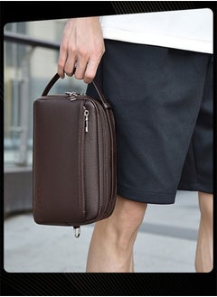WEIXIER Men Business Messenger Bag Casual Large Capacity Water-proof PU Leather Wear Resistant Crossbody Bag  - Image 3