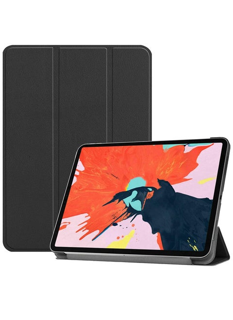 iPad Pro 12.9 Case 4th Generation 2020 Model A2229 A2069 A2232 A2233 Slim Stand Hard Back Shell Smart Cover for iPad Pro 12.9 Inch 4th Gen 2020 Black