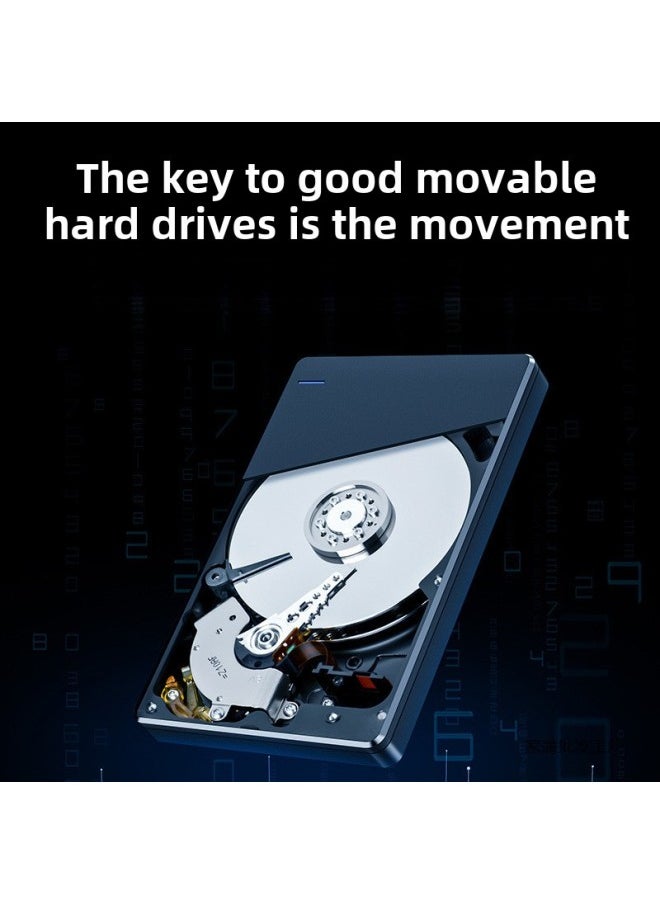 Mobile Hard Drive Mechanical External Genuine Goods High-speed External Mobile Phone Computer Can Be Encrypted-Capacity:1tb Mechanical Version [dual Disc Model] Built-in Dual Movement-Interface:Original Cable + Professional Shock-resistant Bag + Adapter  - Image 4