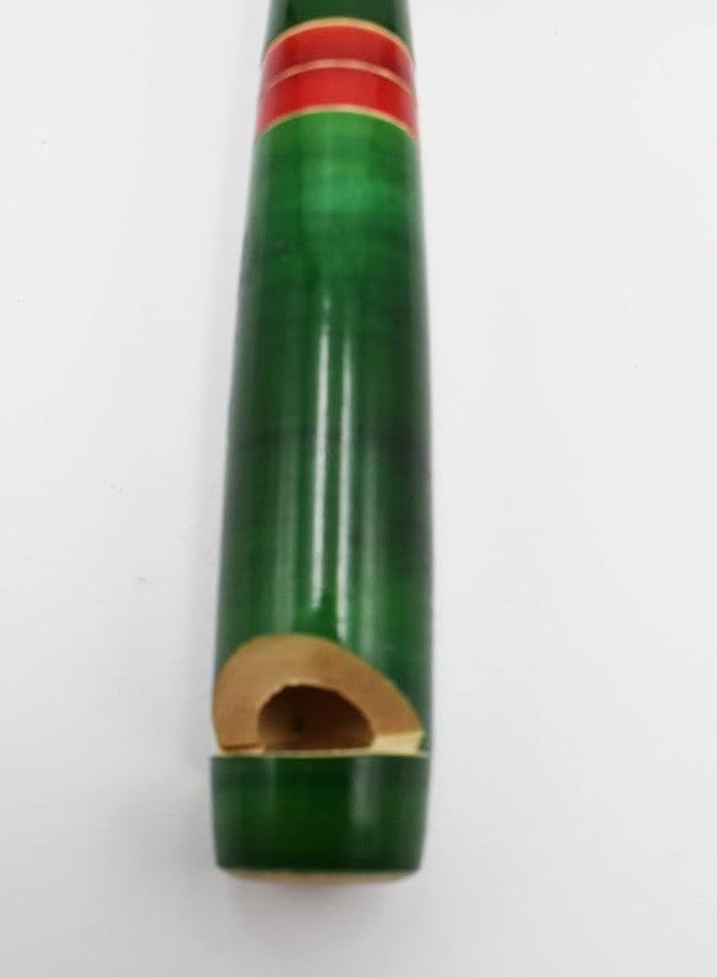 Justhandmade Traditional Wooden Rattle Toy for Kids | Handmade Colorful Wooden Baby Toy | Safe & Eco-Friendly | Indian Wooden Hand Rattle for Toddlers (Green) - Image 3