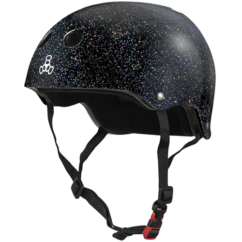 Triple Eight Certified Sweatsaver Helmet for Skateboarding BMX Roller Derby Roller Skating Inline Skating Scooter and Bike - Image 1