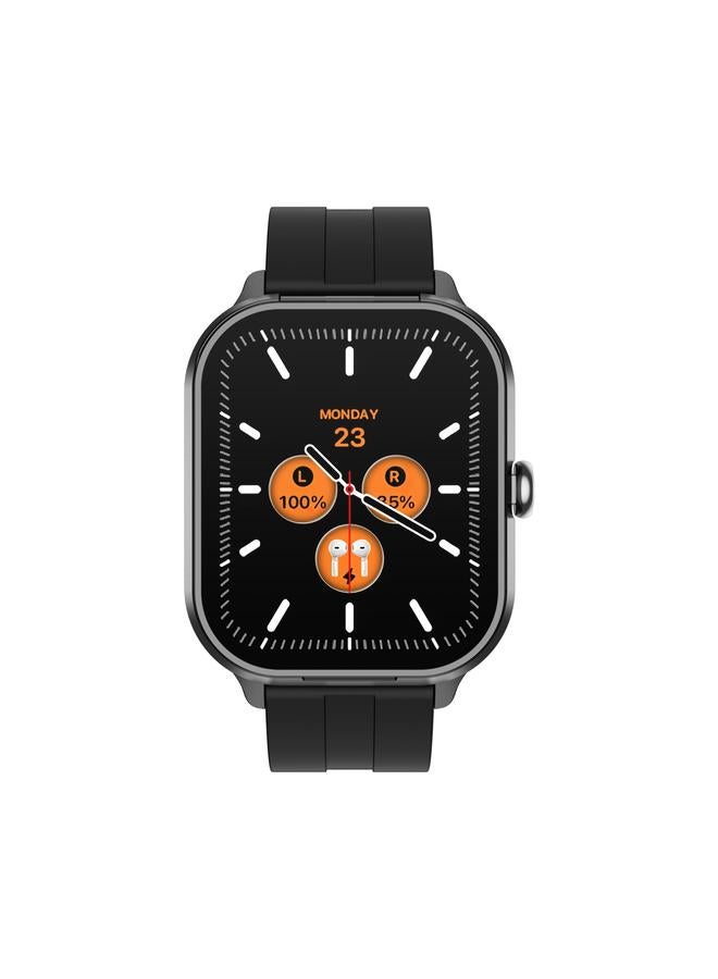 إيروريكس D8 Pro 2.01 بوصة 2 في 1 سماعة بلوتوث حزام سيليكون ساعة ذكية، تدعم NFC مع غطاء - Image 2