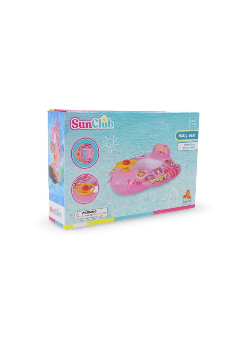 Sun Club Water Baby Seat 75cm x 73cm (1.5-3y) – Aqua - Image 2
