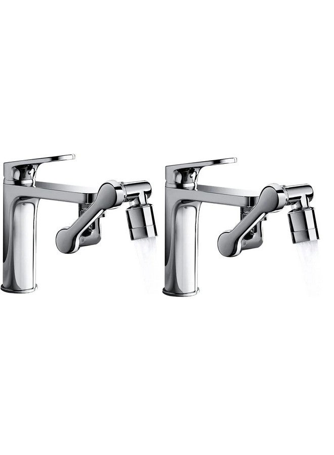 Roktry 1080° Rotating Faucet Extender - Multifunctional Universal Splash Filter Swivel Aerator Sink Face Wash Attachment With 2 Water Outlet Modes (Pack of 2) - Image 1