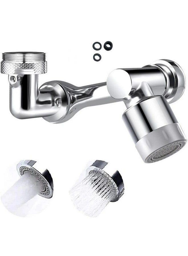 Roktry 1080° Rotating Faucet Extender - Multifunctional Universal Splash Filter Swivel Aerator Sink Face Wash Attachment With 2 Water Outlet Modes (Pack of 2) - Image 3