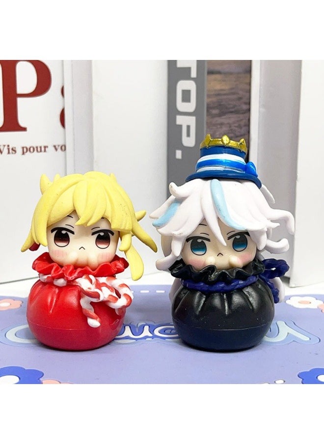General Genshin Impact dolls miniature characters Xiao, Scaramouche, furina, Hu Tao, Zhong Li, kazuha-office decoration gift for family and friends  - Image 2