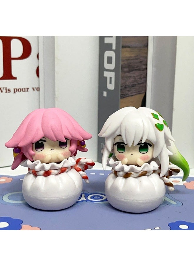General Genshin Impact dolls miniature characters Xiao, Scaramouche, furina, Hu Tao, Zhong Li, kazuha-office decoration gift for family and friends  - Image 3