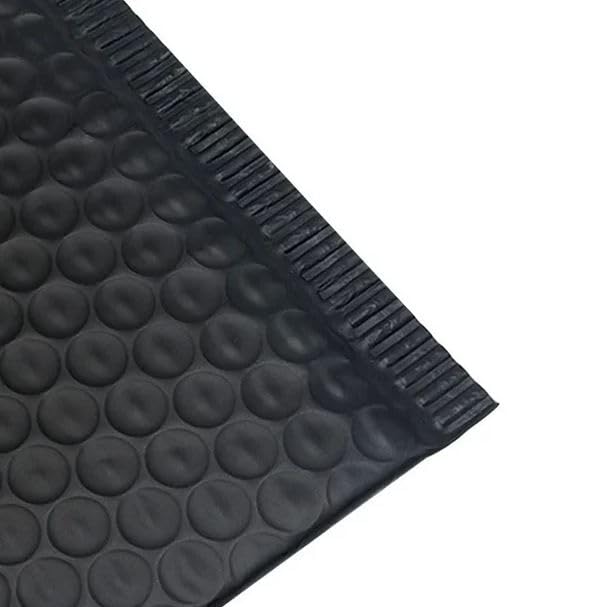DowDew Water Resistant Bubble Envelope Mailers [10 Pack] 6 inch x 9 inch #0 Black Poly Padded Shipping Envelopes Self Sealing Cushioned Packaging Bags - Image 4