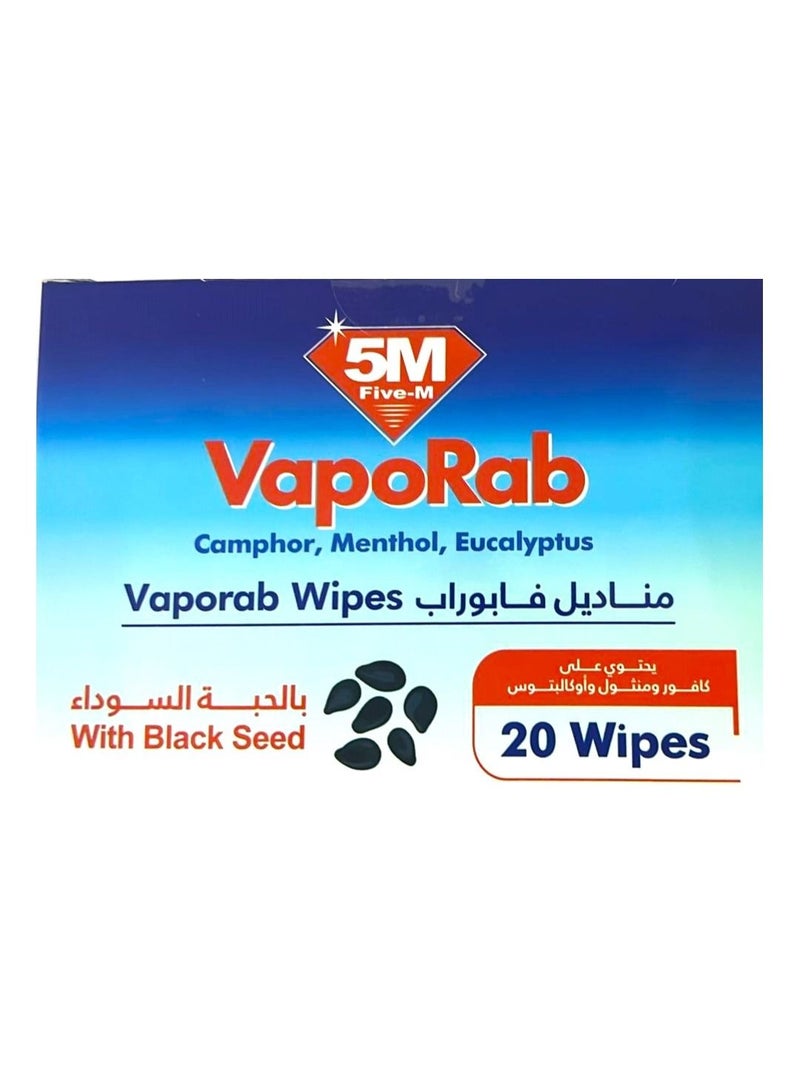 Vaporab Wipes 20 Wipes