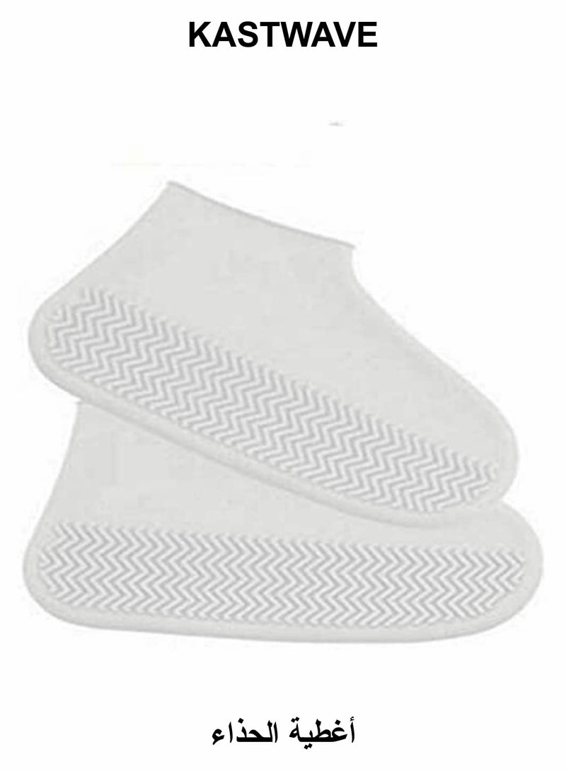 KASTWAVE Waterproof Shoe Covers, Non-Slip Water Resistant Overshoes Silicone Rubber For Kids, Men, Women - Image 1