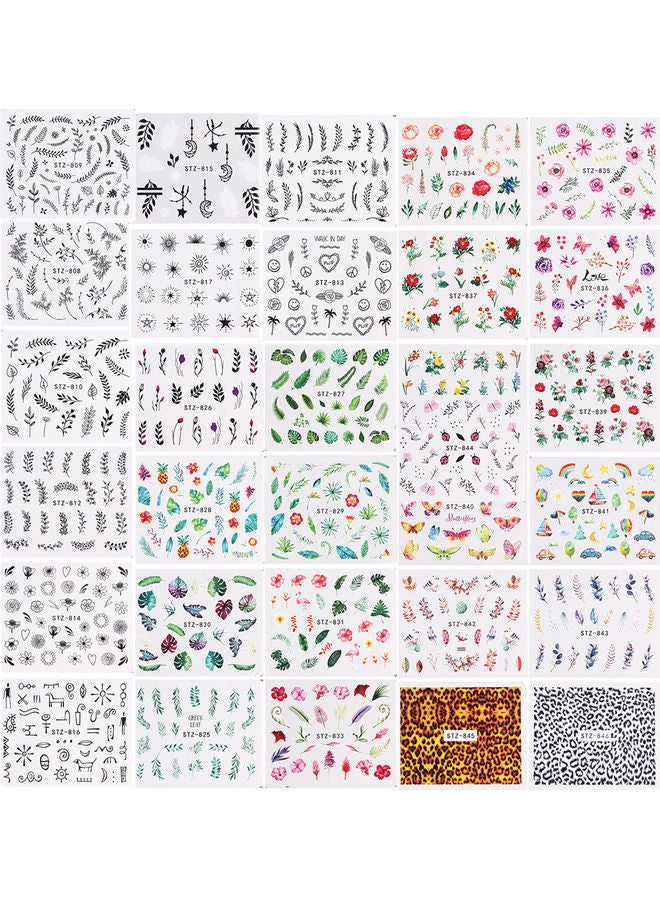 NIBEMINENT 68-Sheet Nail Art Stickers Multicolour - Image 3