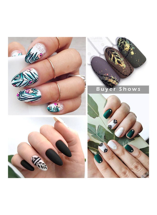 NIBEMINENT 68-Sheet Nail Art Stickers Multicolour - Image 2