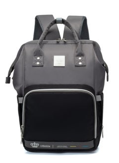 LEQUEEN Diaper bag 7th edition diamond - Back * Gray 