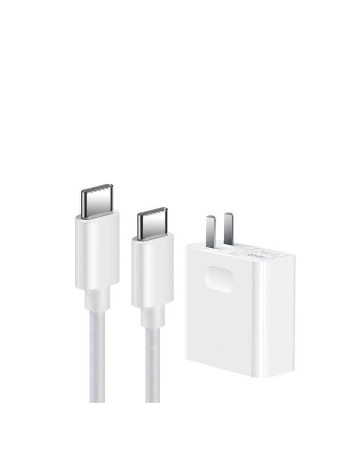 Terabyte محول طاقة لأجهزة لابتوب هواوي، النمط: شاحن 65 واط + كابل شحن سريع بطول 1.5 متر - Image 1