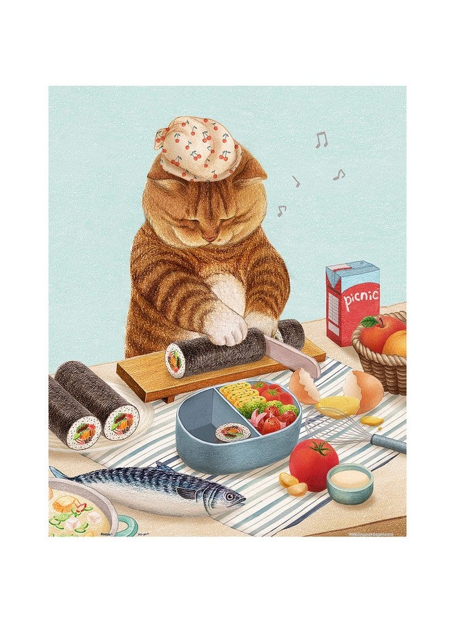 Pintoo Jigsaw Puzzles 500 Piece For Adults - Nyangsongi - Let'S Go On A Picnic Beautiful Plastic Puzzle For Home Decor Zero Dust Easy Storage [H3179] - Image 1