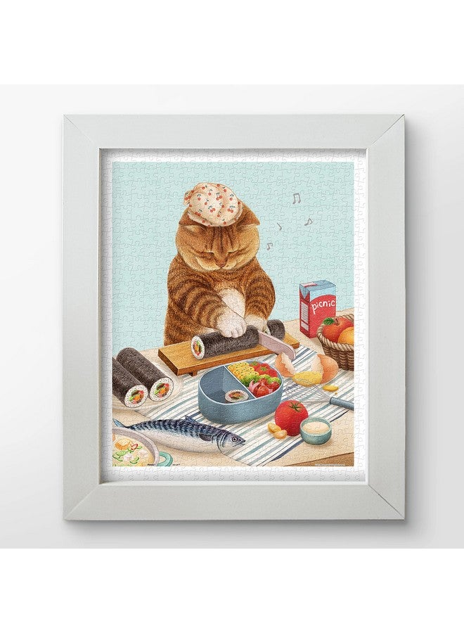 Pintoo Jigsaw Puzzles 500 Piece For Adults - Nyangsongi - Let'S Go On A Picnic Beautiful Plastic Puzzle For Home Decor Zero Dust Easy Storage [H3179] - Image 2