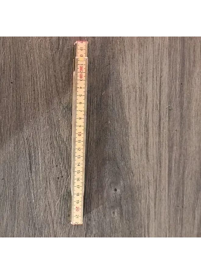 Portable 2m 78 74in Folding Ruler Double Sided Imperial Metric Metal Carpenter Tool - Image 4