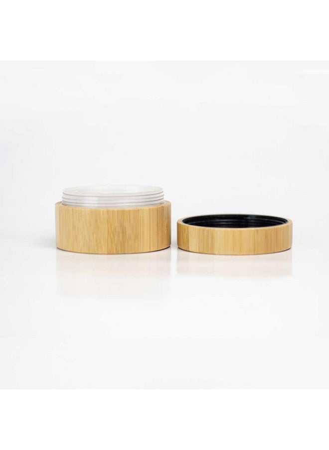 Teensery 1 Pc 50G Empty Loose Powder Case Bamboo Face Powder Box Refillable Makeup Cosmetic Powder Container With Sifter And Lid  - Image 4