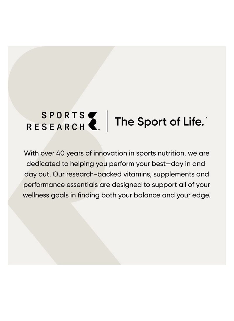 SPORTS RESEARCH - Sports Research Collagen Peptides Powder 'XL' Jar 32oz Unflavored - Image 1