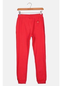 SUPERMAN Kids Boy Brand Logo Jogger Pant, Red Combo  - Image 2
