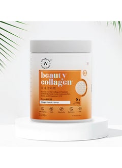 WELLBEING NUTRITION Beauty Collagen Peptides Mango Peach Flavor 250g  - Image 1