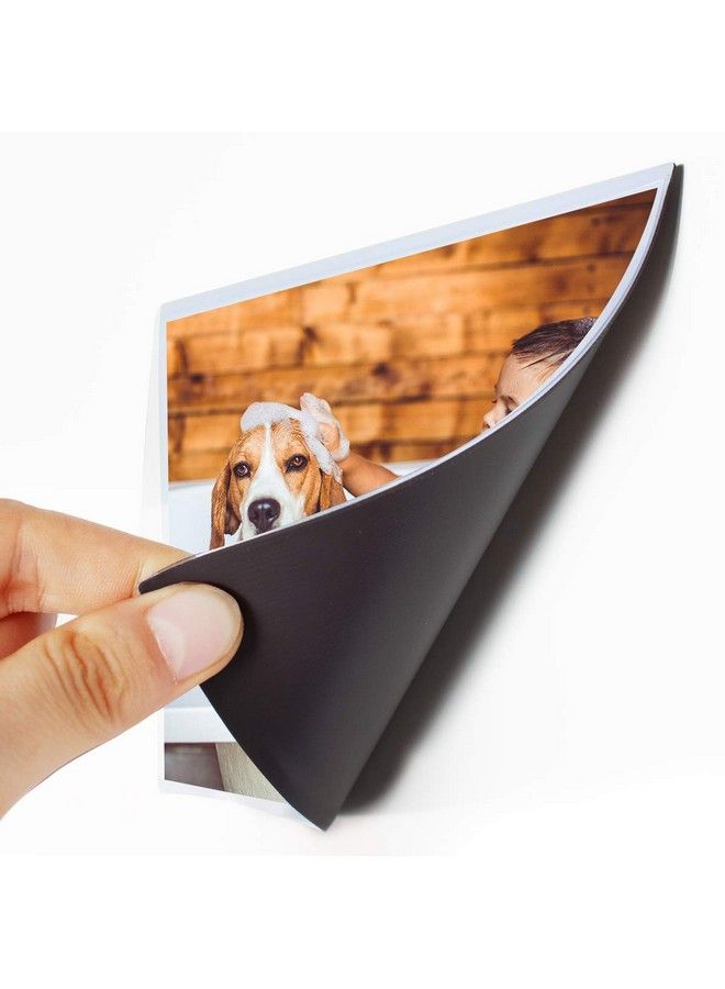 HIIMIEI Magnetic Photo Frames For Refrigerator 5X7 Inches 20 Pack No Sratched Fridge Magnets Picture Frame Photo Sleeves Protected By Removable Film  - Image 3