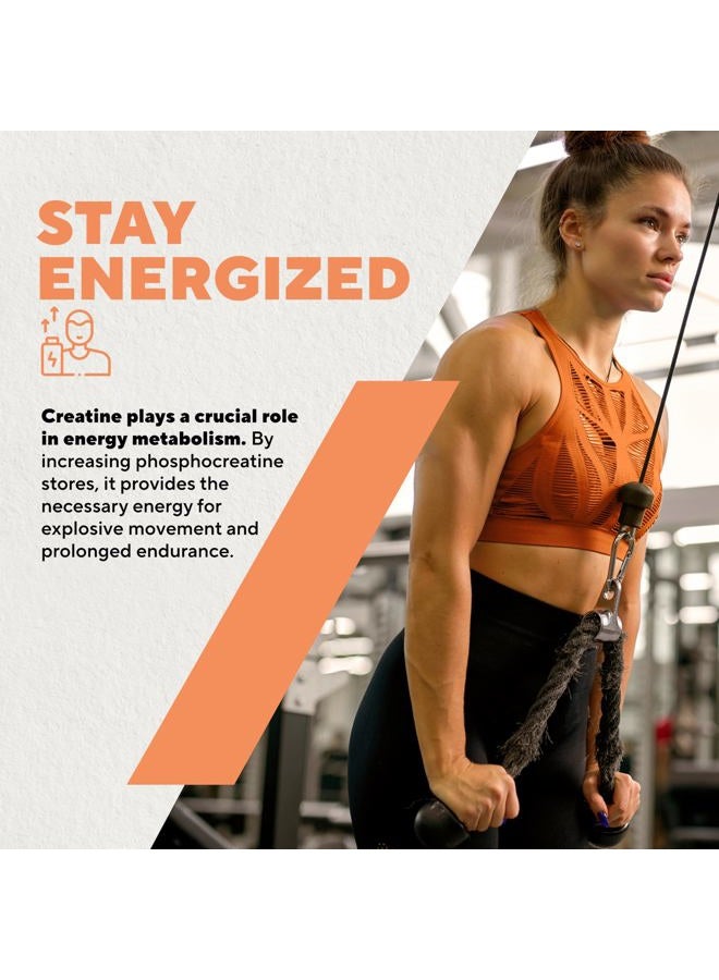 Myprotein مسحوق الكرياتين مونوهيدرات، 0.5 رطل (45 حصة) مسحوق كرياتين نقي بدون نكهة، مكمل قبل/بعد التمرين لجميع الرياضات والتمارين، خالي من الغلوتين، نباتي، يذوب بسهولة - Image 4