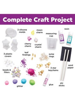 Creativity for Kids Resin Fidget Shakers Create 3 Sensory Keychains Diy Crafts For Kids Age 810+  - Image 5