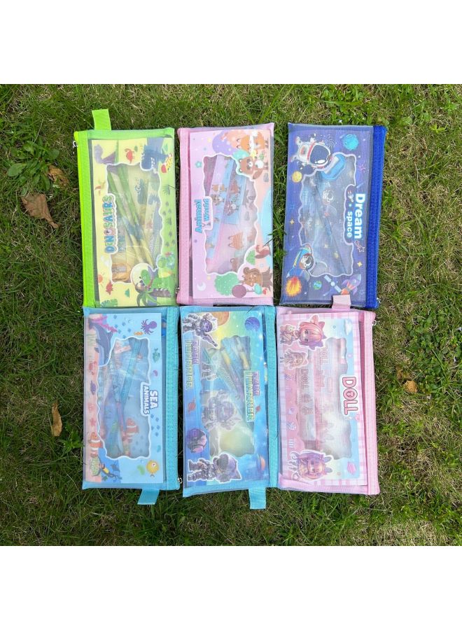 HJ Children's Gift Student Stationery Suit Gift Box School Supplies Pencil Case Pencil Practical Animal Stationery Gift Bag - Image 1