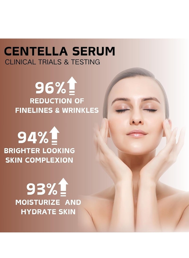 إيلهو سيروم كينتيللا اسياتيكا المرطب ، سيروم كينتيلا للوجه بحمض الهيالورونيك ، سيروم الوجه المضاد للشيخوخة والتجاعيد للنساء ، البشرة المعرضة لحب الشباب والحساسة ، سيروم مهدئ ومهدئ للوجه 30 مل - Image 4