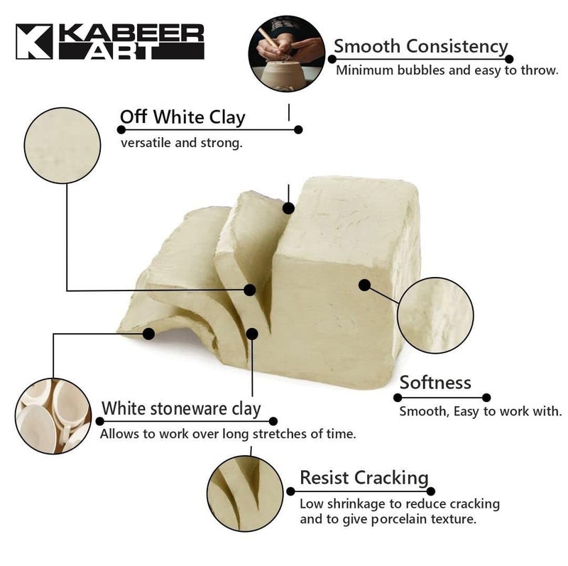 Kabeer Art 1kg Air Hardening Modelling Clay (1000 Grams) - Image 2