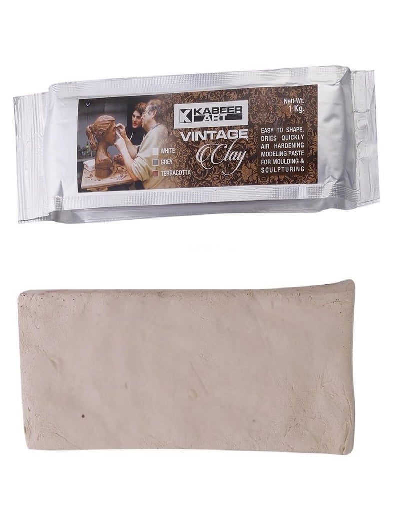 Kabeer Art 1kg Air Hardening Modelling Clay (1000 Grams) - Image 1