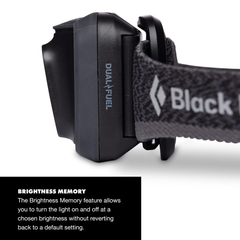 BLACK DIAMOND Spot 400 LED Headlamp, Waterproof and Dimmable Battery Powered Headlamp for Camping, Hiking, Running, Work, Travel with Red Light Headlamp Mode, Graphite - Image 4