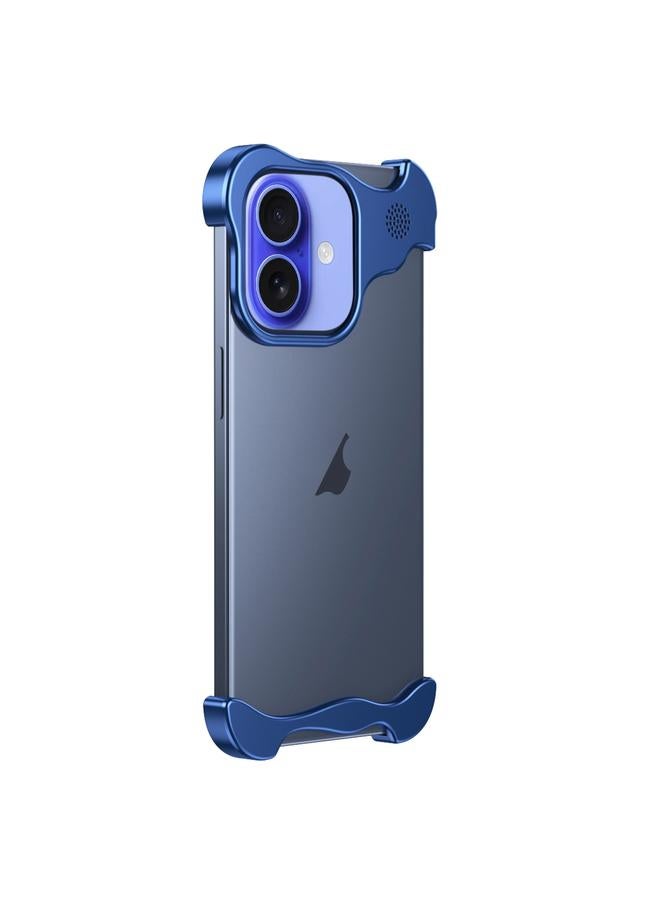 S-TOP Case For iPhone 16 Plus Aromatherapy Alloy Frameless Phone Case - Image 1