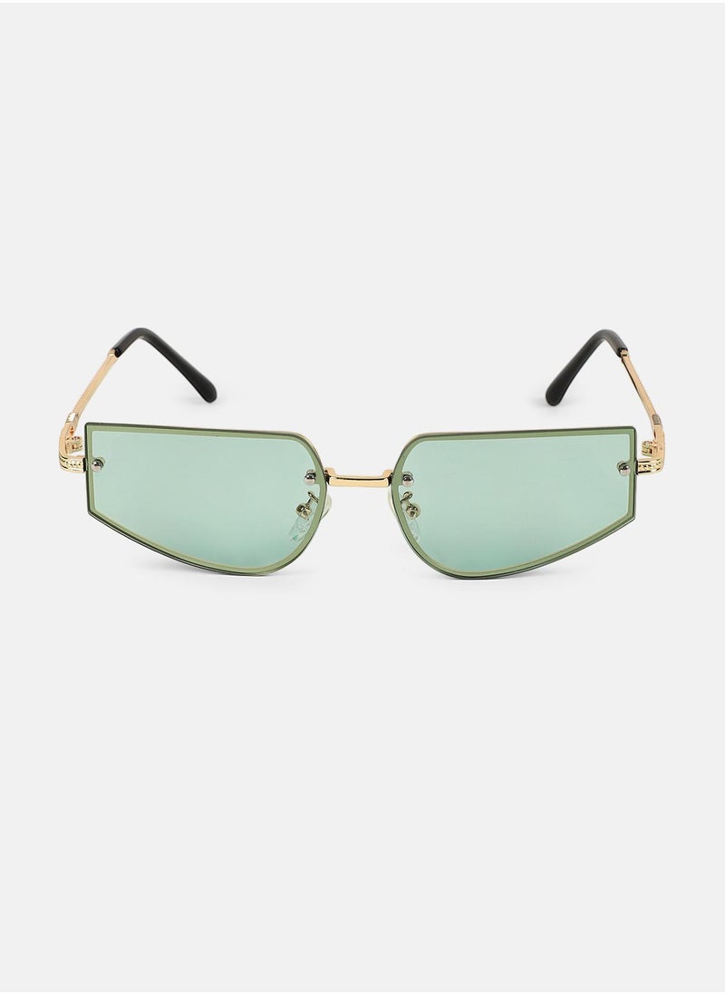 Haute Sauce - Polarized Full Rim Rectangle Sunglasses For Women - Image 1