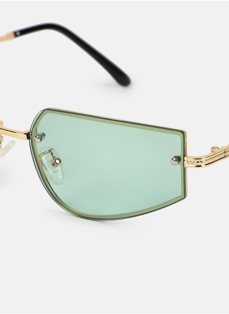 Haute Sauce - Polarized Full Rim Rectangle Sunglasses For Women - Image 1