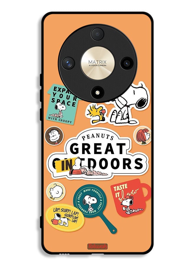 Tolwak Honor X9b Protective Case Cover Peanuts Stickers - Image 1