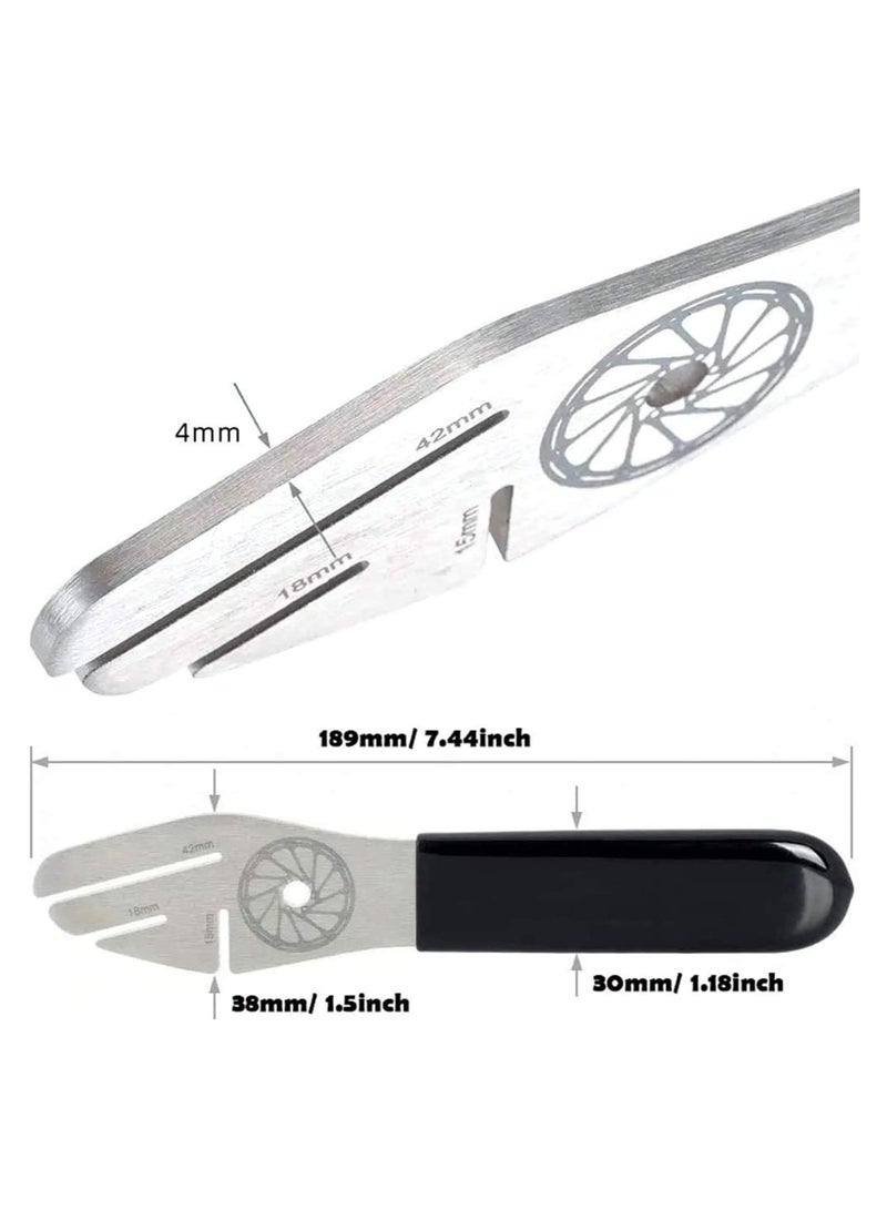 Luckam Bicycle Rotor Truing Fork with Multi Slots Bike Disk Brake Rotor Alignment Tool - Image 4