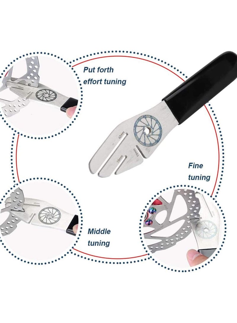 Luckam Bicycle Rotor Truing Fork with Multi Slots Bike Disk Brake Rotor Alignment Tool - Image 5
