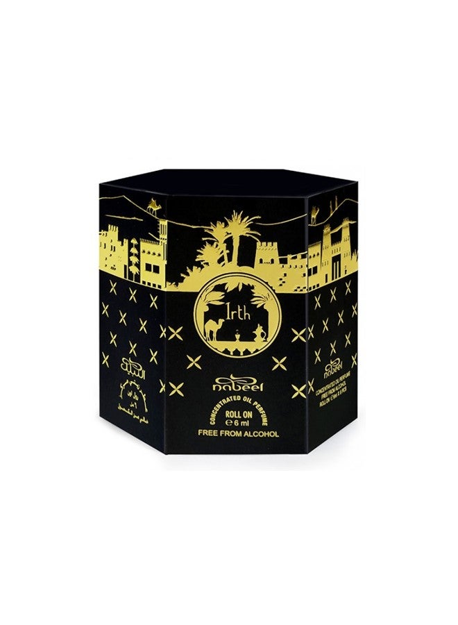 Nabeel عبوة من 6 عطر نبيل إيرث 6 مل رول أون زيت عطر مركز - Image 3