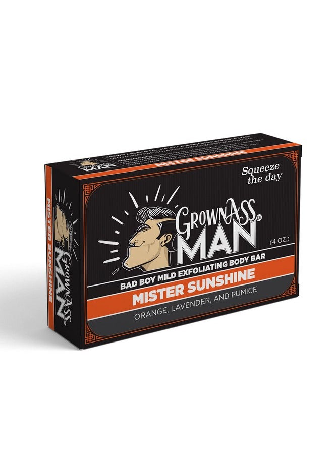 Grown Ass Man Co. - Body Bars (Mister Sunshine (Mild Exfoliant) Single) - Image 1