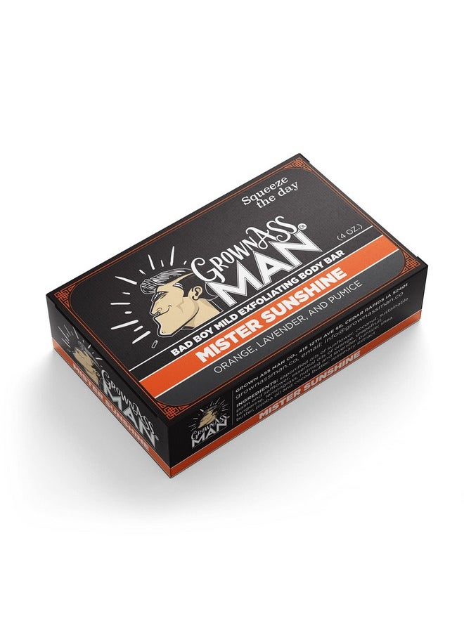 Grown Ass Man Co. - Body Bars (Mister Sunshine (Mild Exfoliant) Single) - Image 1