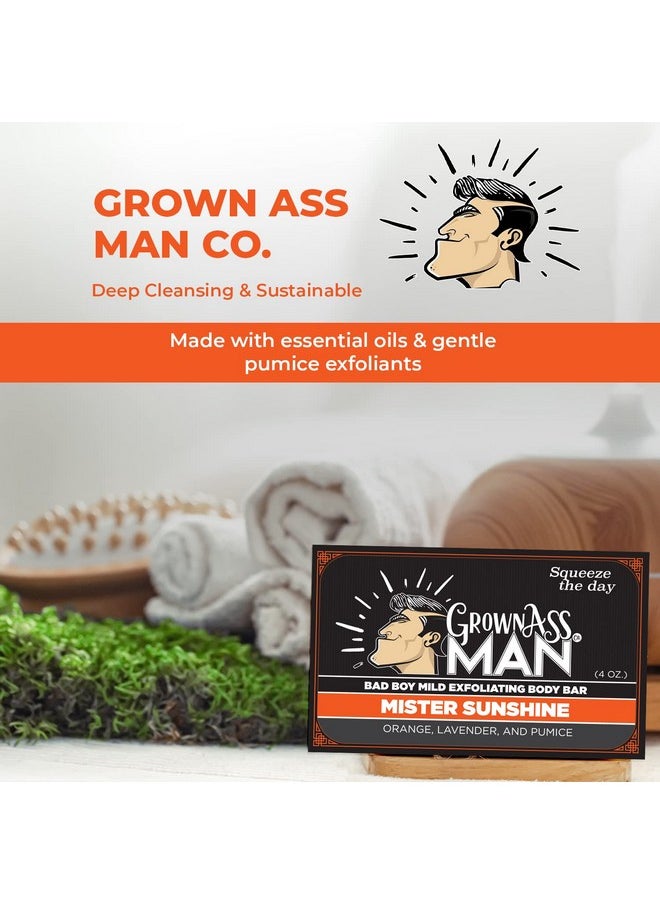 Grown Ass Man Co. - Body Bars (Mister Sunshine (Mild Exfoliant) Single) - Image 1