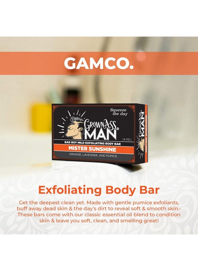 Grown Ass Man Co. - Body Bars (Mister Sunshine (Mild Exfoliant) Single) - Image 1