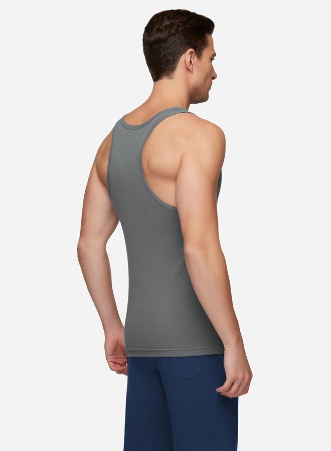 Styli Cotton Modal Sleeveless Vest - Image 2