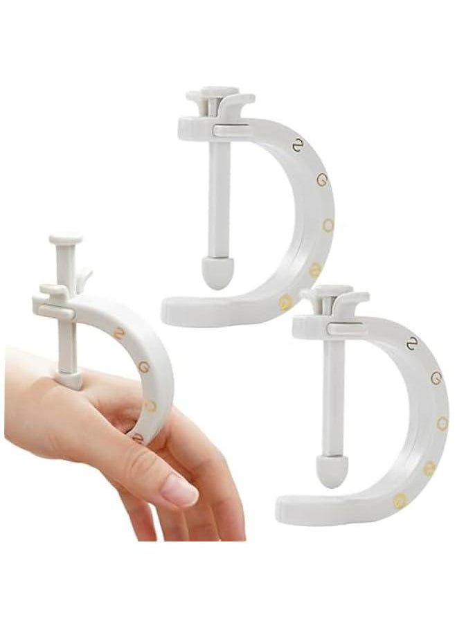 Generic Compact Acupuncture Hand Clip for Migraine Relief, Portable Pressure Point Massage Tool in Light Gray  - Image 1
