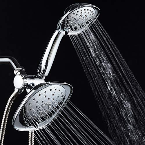 AquaDance Luxury Square High-Pressure Giant 7.3" Rain Shower Head/Handheld Spa Combo. Extra-Long 72" Stainless Steel Hose, 3-way Flow Diverter, All-Chrome Finish. Best Quality from Top American Manufacturer! - Image 5